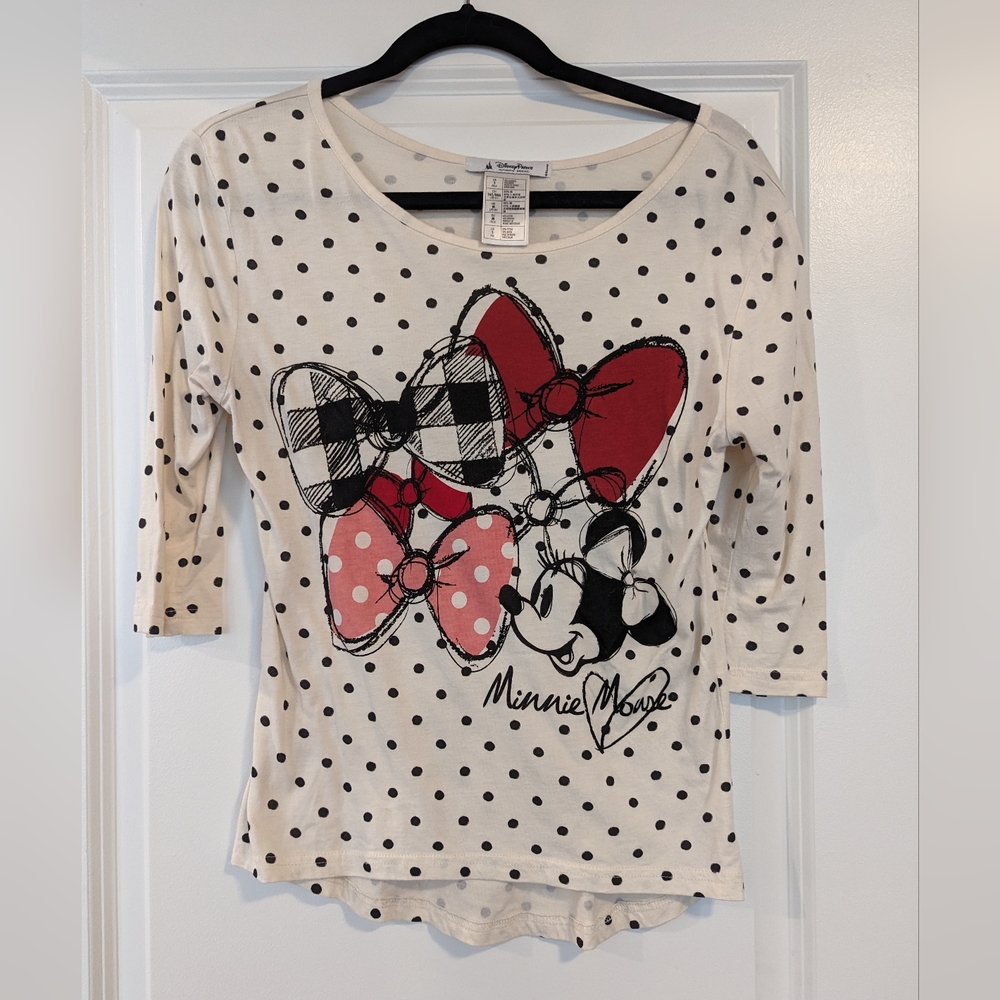 Minnie Mouse 3/4 Sleeve Top